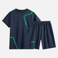 thumbnail image 2 of Leey-World Boys 2 Piece Athletic Outfits Short Sleeve Sport T-shirt and Shorts Summer Casual Clothes for 6-12 Years(Navy,3-4 Years), 2 of 8