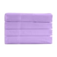 thumbnail image 1 of Super Soft 1800 Series Cotton Touch Microfiber 4 Piece Sheet Set (Lavender, Full Size), 1 of 4