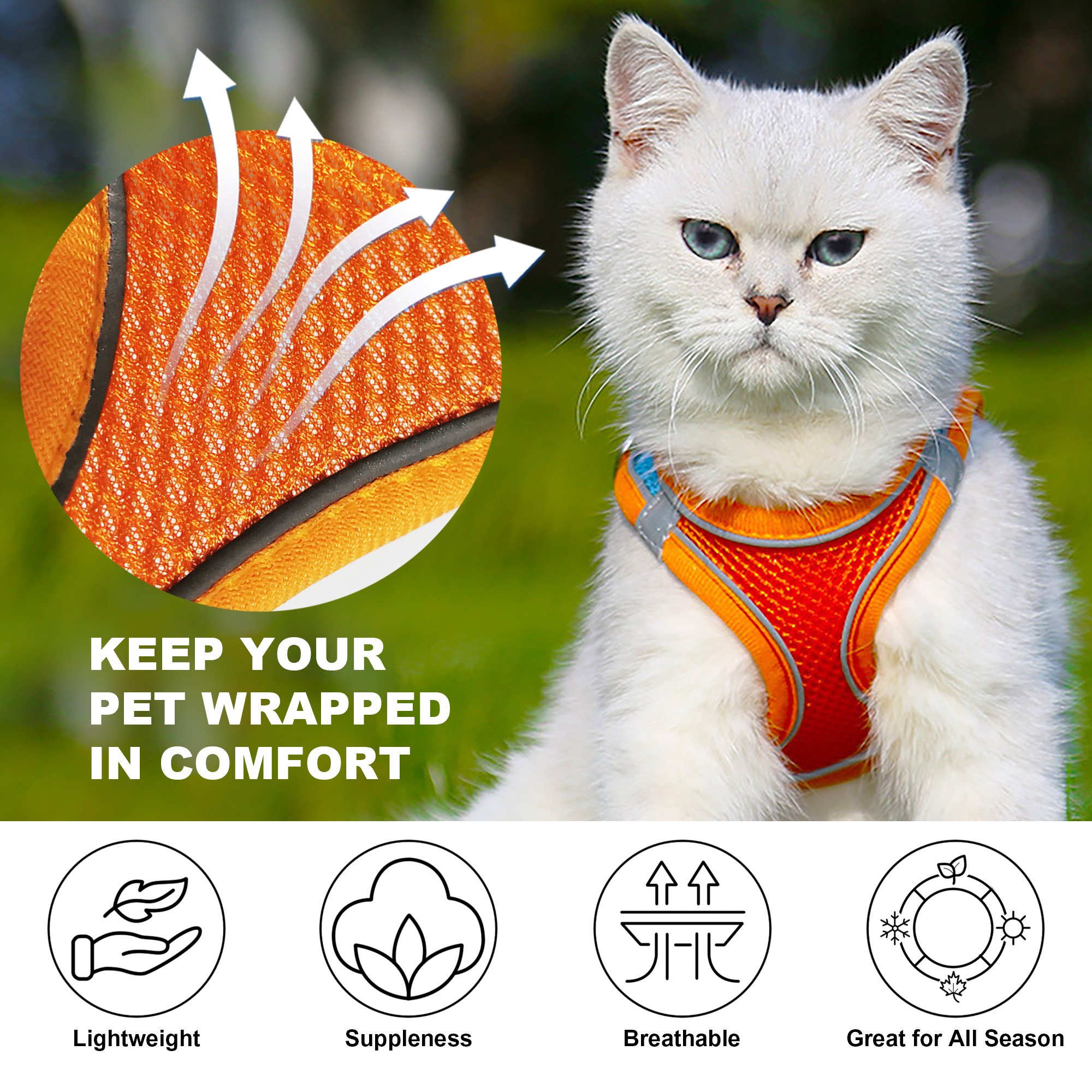 Gouwan No-Pull Dog Harness and Leash Set photo 2