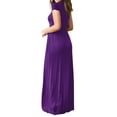 thumbnail image 5 of Cuteduck Women's Maxi Dresses Short Sleeve Long Casual Dresses Loose Plain with Pockets S-XXL, 5 of 5