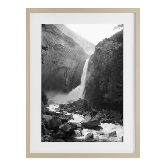 Stupell Industries Rocky Yosemite Falls Birch Framed Print Under Glass, design by Kim Curinga