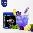 thumbnail image 2 of BLUE TEA - Butterfly Pea Flower Lavender Tea - 15 Tea Bags || Caffeine Free - Premium Tin Pack, 2 of 7