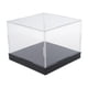 thumbnail image 2 of Caja de exhibición de acrílico transparente a prueba de polvo, cajas de almacenamiento protectoras multiusos para cosméticos, joyería, muñeca, 20cmx20cmx15cm Macarena Estuche de muestra, 2 of 8