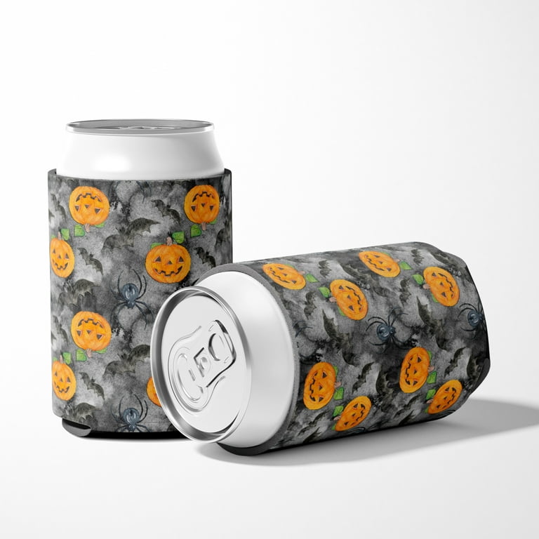 Halloween Sleeves Koozies for Cans Drink Cooler Black Bat Party Beer Cover