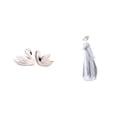 thumbnail image 1 of Figura de cisne de resina, adorno de escritorio, figura de niña, moderna y resistente, hecha a mano en resina, ideal para coleccionistas, regalo para, 1 of 8