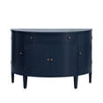 thumbnail image 4 of Sideboard Buffet Cabinet, 4 Door Cabinet With Drawer, 3 Adjustable Shelves U-shaped Curved Design Storage Cabinet For Entryway, Corridor, Dining Room, 4 of 9
