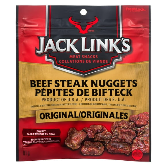 Jack Link's Original Beef Steak Nuggets 81G