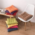 thumbnail image 4 of Cushion Chair Cushions for Dining Chairs Square Non-Slip Plush Thicken Seat Pillows Cushions Solid Color for Indoor Outdoor Garden Patio Home Kitchen Office, 4 of 9