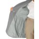 thumbnail image 5 of Abrigos de invierno para mujer de tallas grandes Agnes Orinda, con solapa, de un solo botón, abrigo elegante largo tipo trench con bolsillo 1X gris, 5 of 6