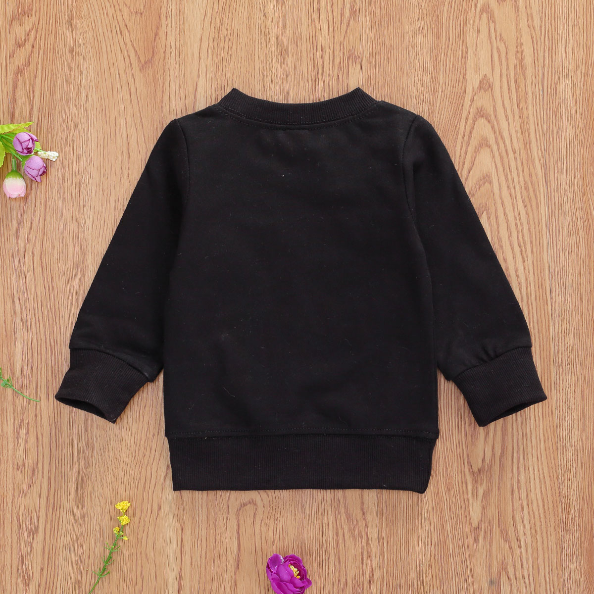 Infant Baby Boy Girl Sweatshirt Tops Long Sleeve Letter Print Sweater Crewneck Pullover Shirts Casual Clothes