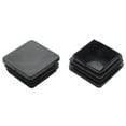 thumbnail image 4 of 160 Pcs Plastic Square Blanking End Caps Tube Inserts 25mm x 25mm, 4 of 7