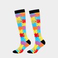 thumbnail image 4 of 4 PCS Over the Calf Calcetines casuales Correr Fútbol Ciclismo Escalada Calcetines deportivos par Romacci  Calcetines, 4 of 7