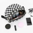 thumbnail image 4 of Checkered Crossbody Bum Bag for Women Nylon Checkereds Crossbody Bag Spacious Checkered Purse Bum Bag (Red), 4 of 8