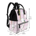 thumbnail image 5 of Ratiio Aerial Yoga for Unicorn Mummy Backpack - Waterproof Twill Canvas, Large Capacity Diaper Bag with Multiple Pockets and Adjustable Straps, 5 of 5