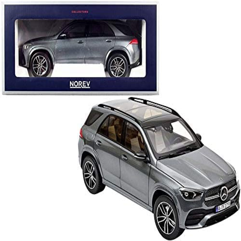 2019 MERCEDES BENZ GLE GRAY METALLIC 1/18 DIECAST MODEL CAR BY NOREV 183746 