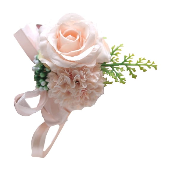 Clearance Under $10 Artificial flowers, Farfi Wrist Flower Non Fading Multi Color Decorate Elegant Bride Groom Wrist Corsage