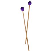 1 Pair Medium Marimba Mallets Stick With Beech Wood Handle For Percussion Instrument Parts