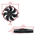 thumbnail image 4 of Caltric Radiateur Ventilateur de Refroidissement Compatible avec Polaris Sportsman 600 597Cc Moteur 2003 2004, 4 of 4