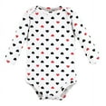 thumbnail image 4 of Hudson Baby Cotton Long-Sleeve Bodysuits, 3-Pack, Newborn- 24 Months, 4 of 5