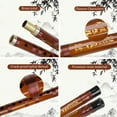 thumbnail image 7 of Key of F Flute Bitter Bamboo Dizi Traditional Chinese Handmade Woodwind Instrument with Storage Bag Chinese Knot for Children Adults Beginners, 7 of 7