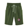 thumbnail image 4 of Puntoco Pantalones Cortos De Verano Mujer Moda 2024 Pantalones Cortos De Mujer Algodón Y Lino Estampado De Moda Cintura Elástica Pantalones De 5 Pulgadas Cordón Pantalones Cortos De 5 Pulgadas, 4 of 4