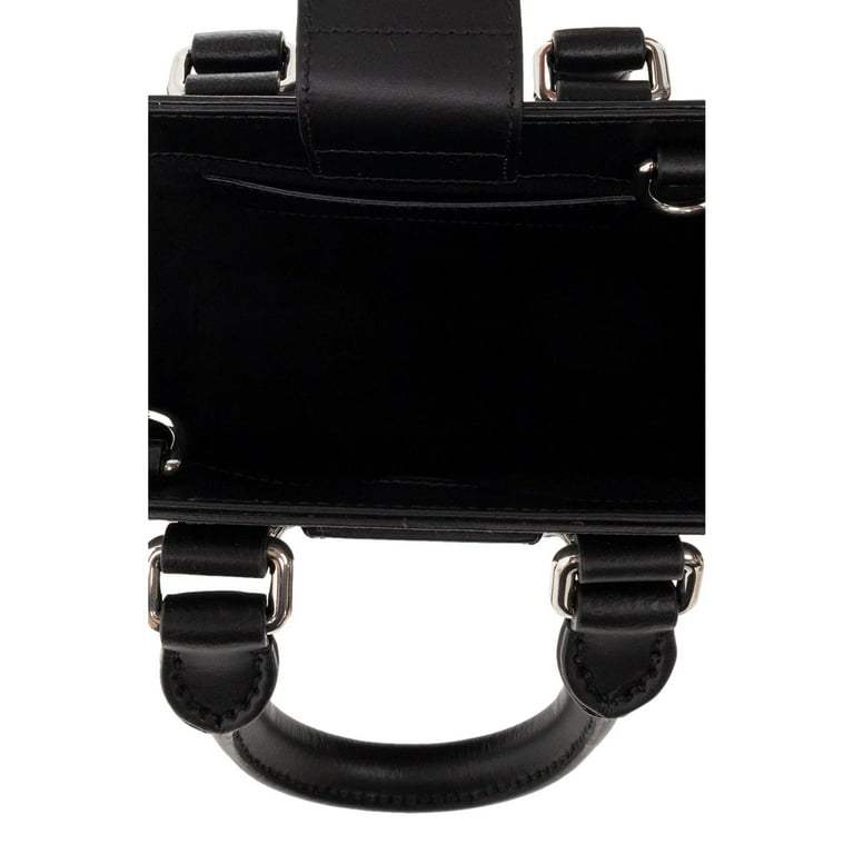 New Gucci GG Supreme Monogram Black Canvas Leather Trim Web