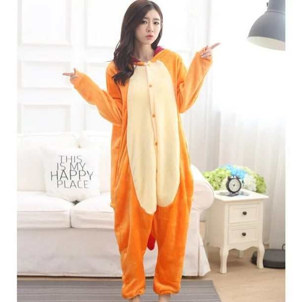 Pijama de una pieza de Pokémon para hombre y mujer, traje de dormir de Anime Gengar, Kigurumi, Charizard, regalo de Halloween