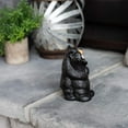 thumbnail image 4 of Summer Love Couple Midnight Black 5 x 3 Resin Stone Collectible Figurine, 4 of 6