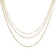thumbnail image 1 of Collar cadena triple chapa de oro amarillo 18k, 1 of 4