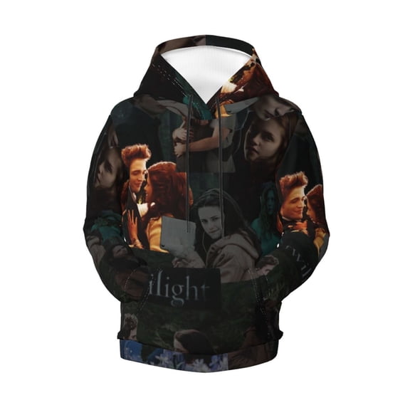 The Twilight Saga Teen Boys Girls Hoodies 3D Printed Hooded Sweatshirts for Kids Long Sleeve Casual Unisex Pullovers with Pockets