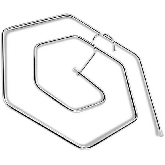 Raindrops Spiral Quilt Rack for Home Use Sturdy Stainless Steel Blanket Hanger Silver 27.5 Inches