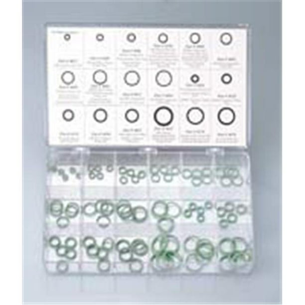 FJC FJ4278 180 Pieces HNBR O Ring Retrofit Assortment for AC