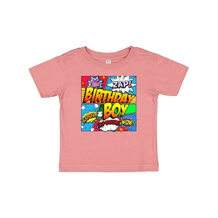 

Inktastic Birthday Boy Comic Book Gift Baby Boy T-Shirt
