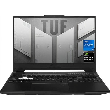 ASUS TUF Dash F15 Gaming Laptop 2023 Newest, 15.6" FHD 144Hz Display, NVIDIA GeForce RTX 3070 GPU, Intel Core i7-12650H, 32GB DDR5 RAM, 1TB SSD, Bluetooth, Wifi6, Windows 11 Home