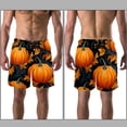 thumbnail image 3 of luoweisi Men's Beach Shorts Quick Dry Swim Trunks with Mesh Lining Pumpkin S, 3 of 5