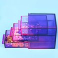 thumbnail image 5 of Epoxy Resin Molds,3 Layers Drawer Box Epoxy Molds, Silicone Molds for DIY Jewelry Tray Storage Case, Resin Kits and Molds Complete Set, Easy to Use and Demold, 5"(L),4"(W),Purple, 5 of 7