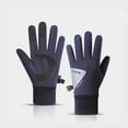 thumbnail image 4 of Hellosay Gloves for Women Thermal Warm Fleece Lined Touch Screen Gloves Christmas Gifts Dark Blue, 4 of 9
