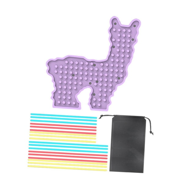 Tablero de actividades sensoriales de silicona para motricidad fina para niños, viajes, coche, avión Violeta