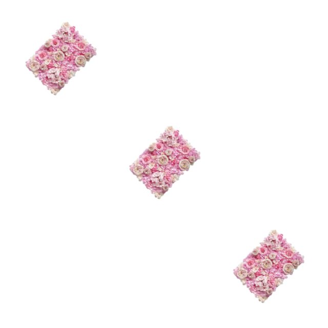 Minnieouse Flores de seda artificiales Panel de pared Fiesta de boda Fondo Púrpura Rosa Type1