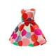 Kids Flower Girls Bow Dot Princess Dress Summer Party Sleeveless Skater Dresses – image 1 sur 2