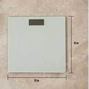 Handy Solutions LCD Digital Bathroom Scale with Tempered Glass Platform