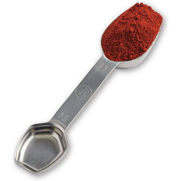 shiyou-Stainless Steel Double Sided Measuring Spoon- Teaspoon and Tablespoon