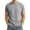 Gray, variant on Men's Short Sleeve Big & Tall Athletic T-Shirts Crew Neck Muscle Fit Sportstyle Tee Heathered Texture Workout Top for Running Bodybuilding Training Casual Performance