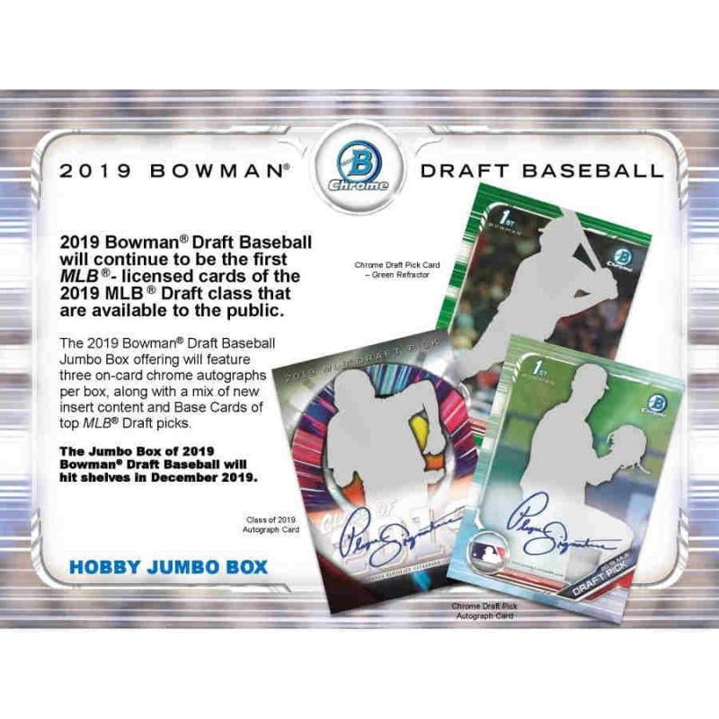 2019 BOWMAN DRAFT HOBBY JUMBO 32 TRADING CARDS FACTORY SEALED PACK 