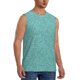 thumbnail image 2 of Fotbe Teal Green Glitter Men's Camiseta sin Mangas Estampada para Hombres, Playera Casual para Gimnasio, Entrenamiento, Playa-XX-Large, 2 of 7