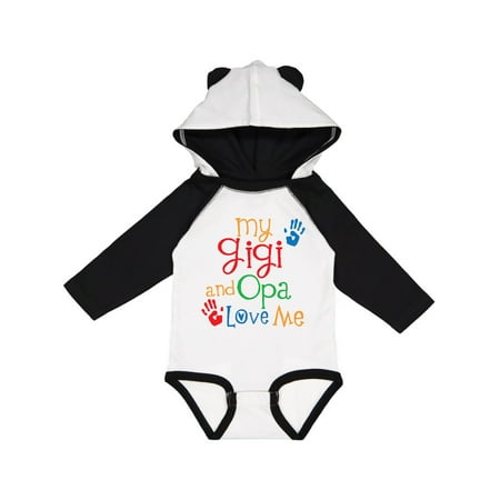 

Inktastic Gigi and Opa Love Me Grandchild Gift Baby Boy or Baby Girl Long Sleeve Bodysuit