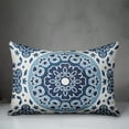 thumbnail image 3 of Creative Products Blue Shades Flower Mandala 14x20 Indoor / Outdoor Pillow, 3 of 3