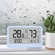 thumbnail image 1 of Reloj despertador digital con pantalla de temperatura y humedad | Termómetro e higrómetro de interior, 1 of 6