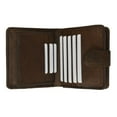 thumbnail image 3 of Heiress Ladies Cadex Leather ID Card Holder Wallet with Snap Button Closure 506 CF, 3 of 6