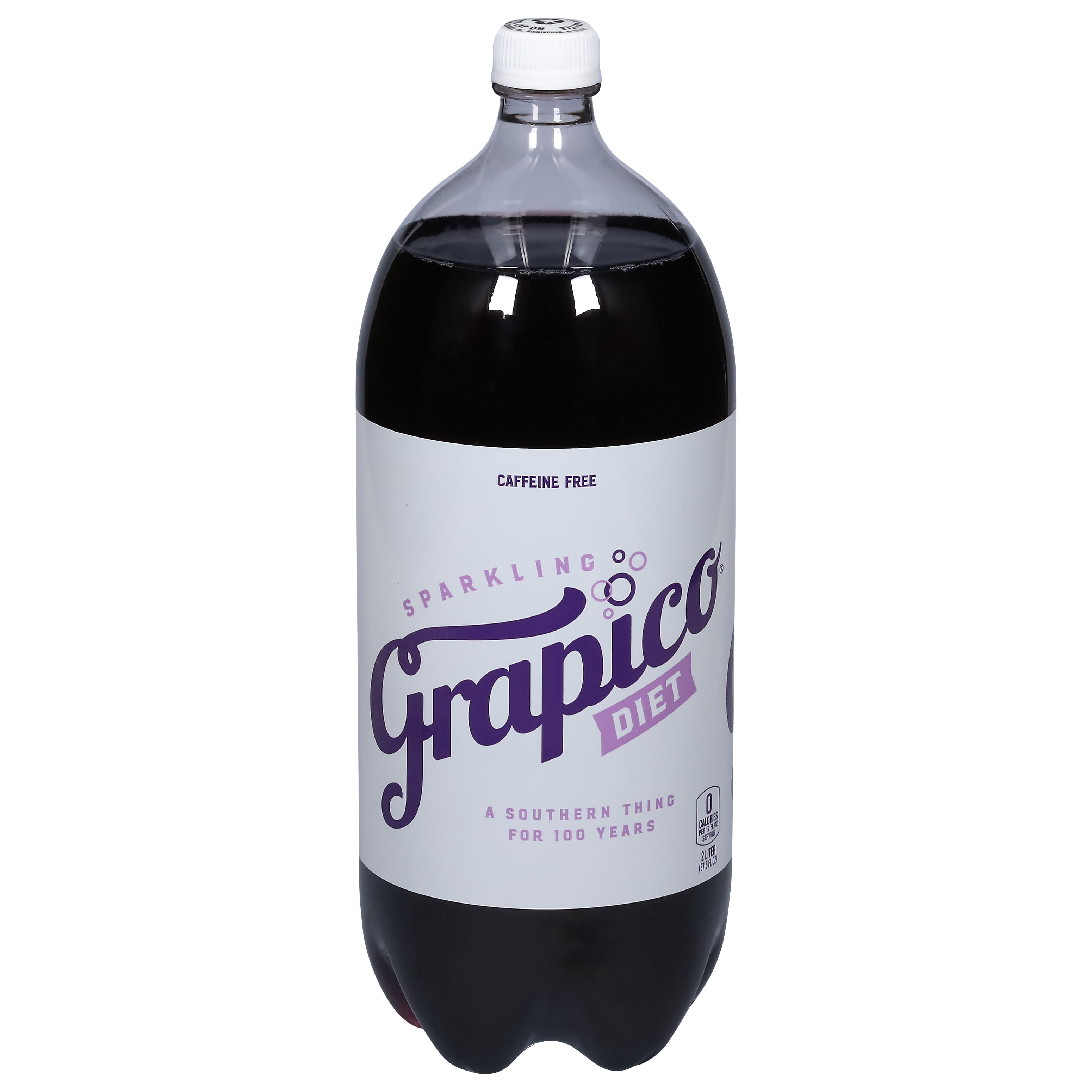 Diet Grapico Caffeine-Free Grape Soda Pop, 2 Liter Bottle